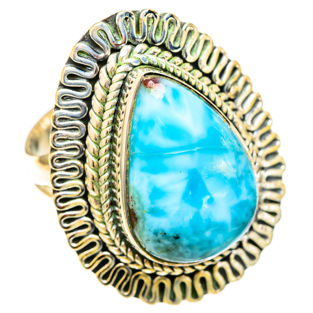 Larimar Rings handcrafted by Anasilvercos - RING121906 - Photo 2