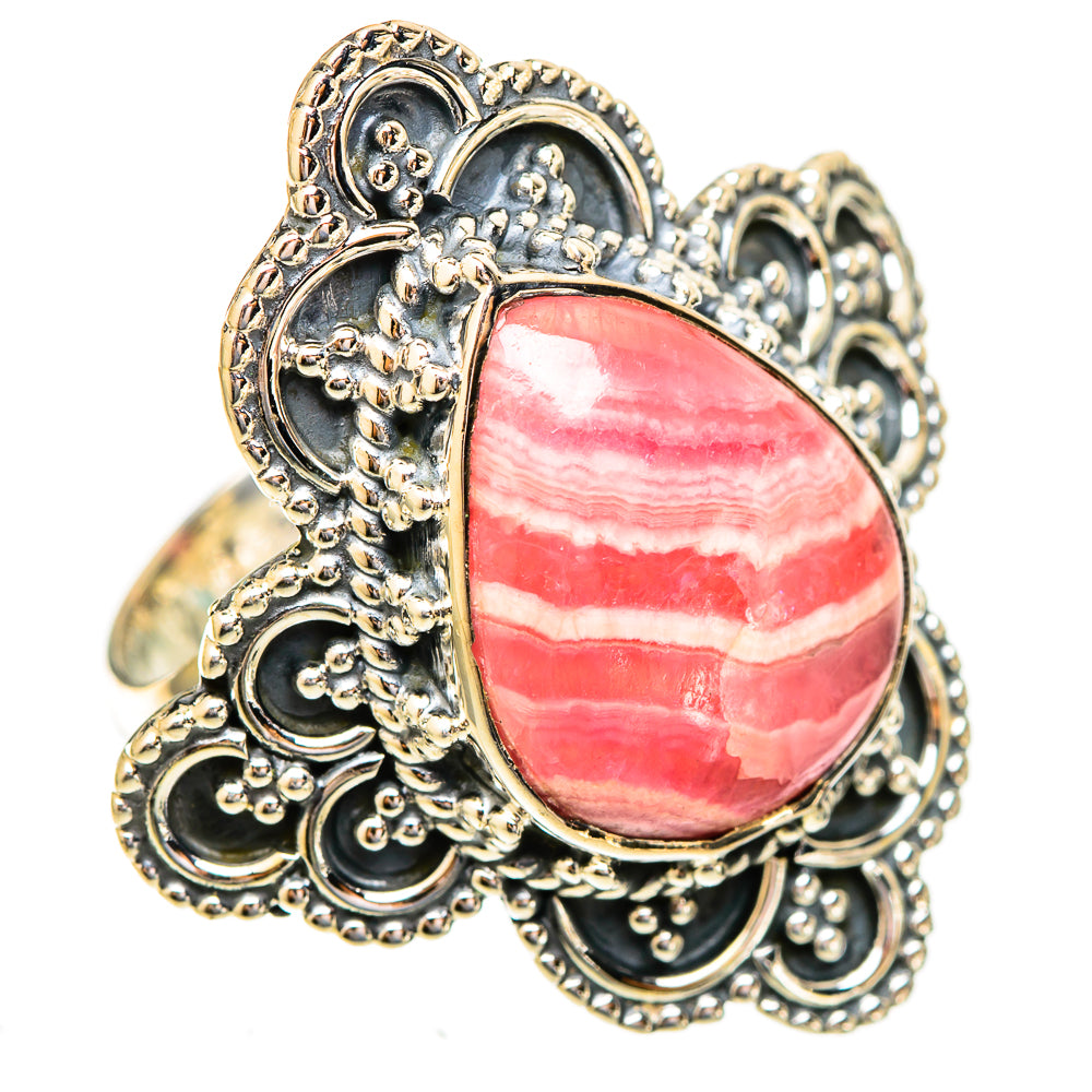 Rhodochrosite Rings handcrafted by Anasilvercos - RING121928 - Photo 2