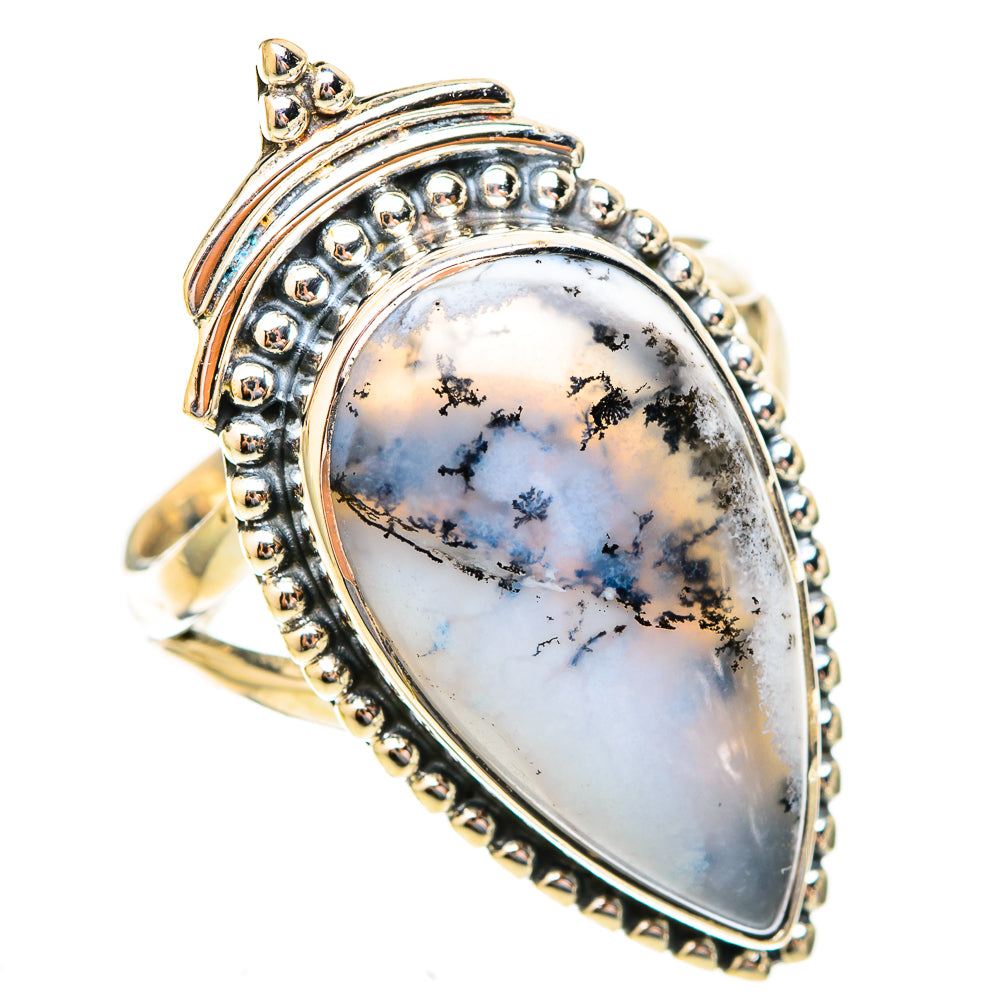 Dendritic Opal Rings handcrafted by Anasilvercos - RING121937 - Photo 2
