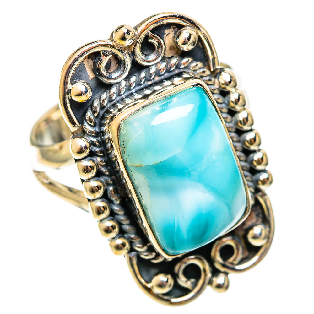 Larimar Rings handcrafted by Anasilvercos - RING121939 - Photo 2