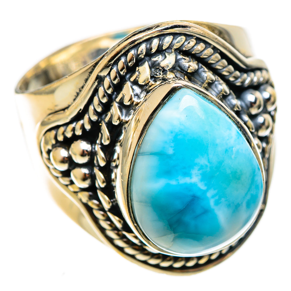 Larimar Rings handcrafted by Anasilvercos - RING121945 - Photo 2