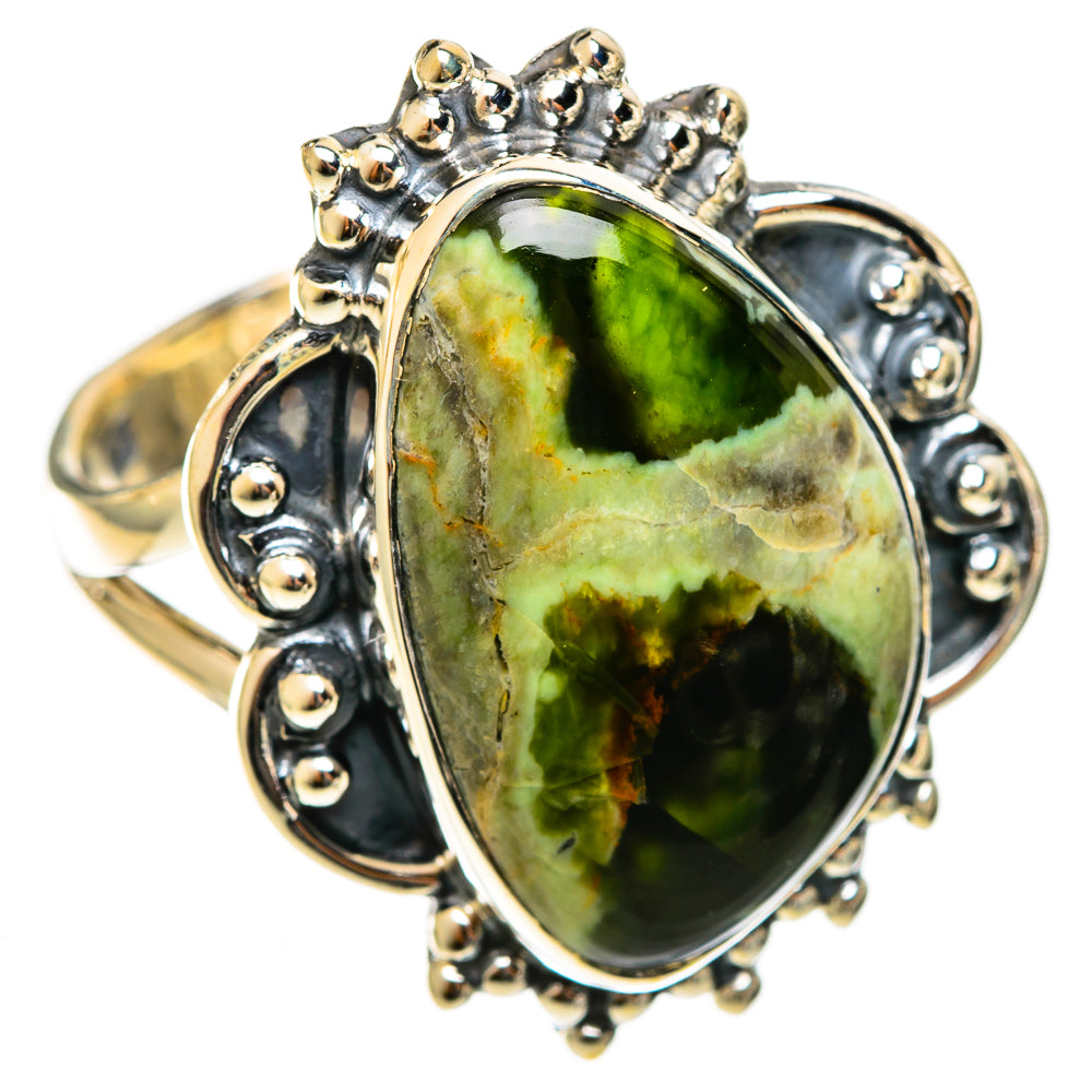 Australian Green Opal Rings handcrafted by Anasilvercos - RING121950 - Photo 2