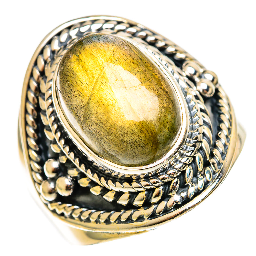 Labradorite Rings handcrafted by Anasilvercos - RING121951 - Photo 2