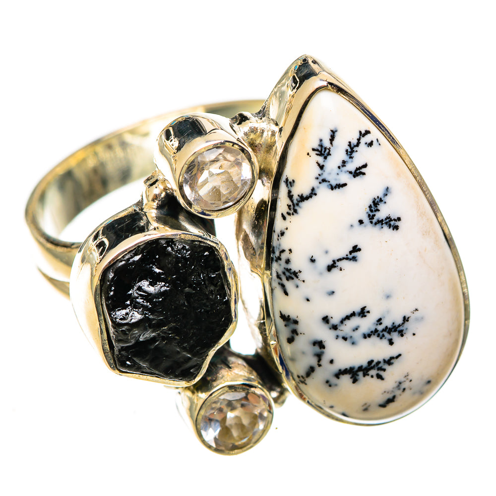 Dendritic Opal Rings handcrafted by Anasilvercos - RING121961 - Photo 2