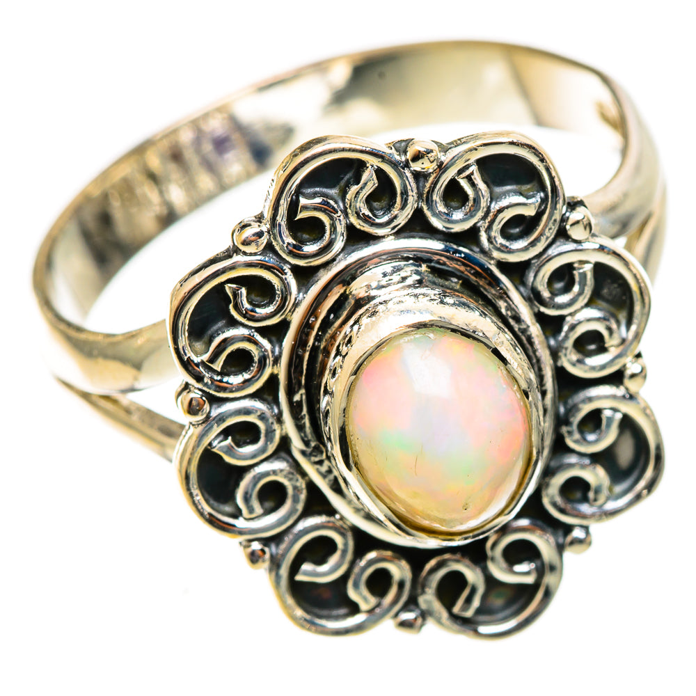 Ethiopian Opal Rings handcrafted by Anasilvercos - RING121963 - Photo 2