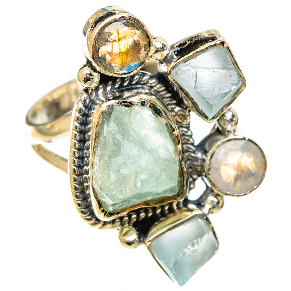 Aquamarine Rings handcrafted by Anasilvercos - RING121969 - Photo 2