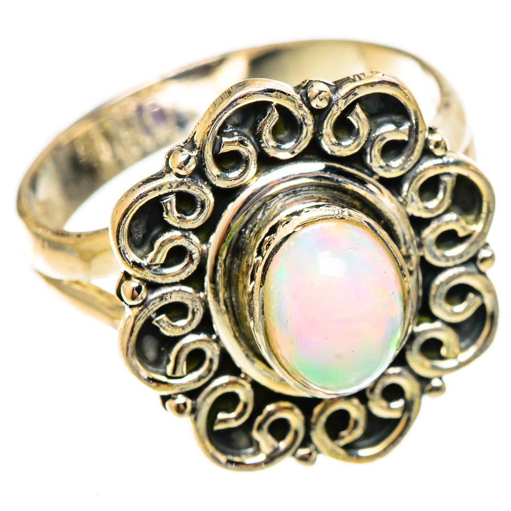 Ethiopian Opal Rings handcrafted by Anasilvercos - RING121993 - Photo 2