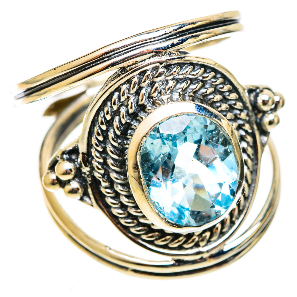 Blue Topaz Rings handcrafted by Anasilvercos - RING122001 - Photo 2