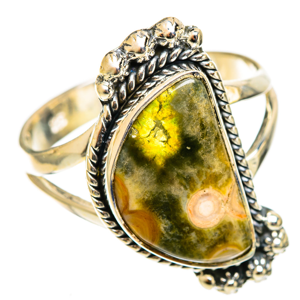 Ocean Jasper Rings handcrafted by Anasilvercos - RING122007 - Photo 2