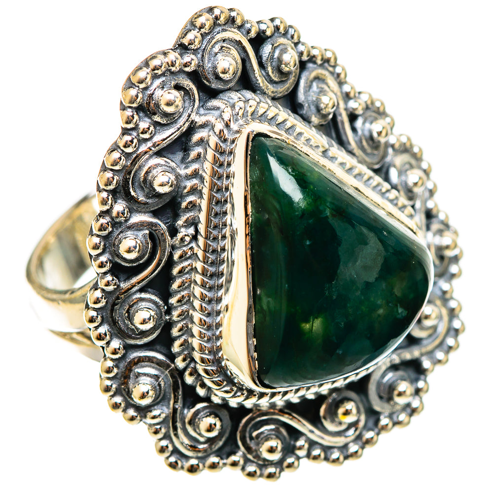 Green Aventurine Rings handcrafted by Anasilvercos - RING122008 - Photo 2