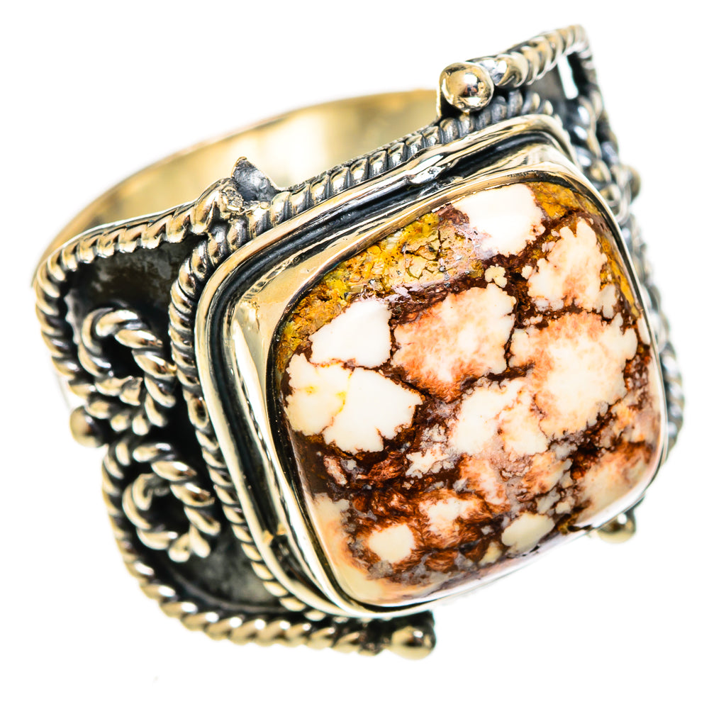 Wild Horse Jasper Rings handcrafted by Anasilvercos - RING122011 - Photo 2