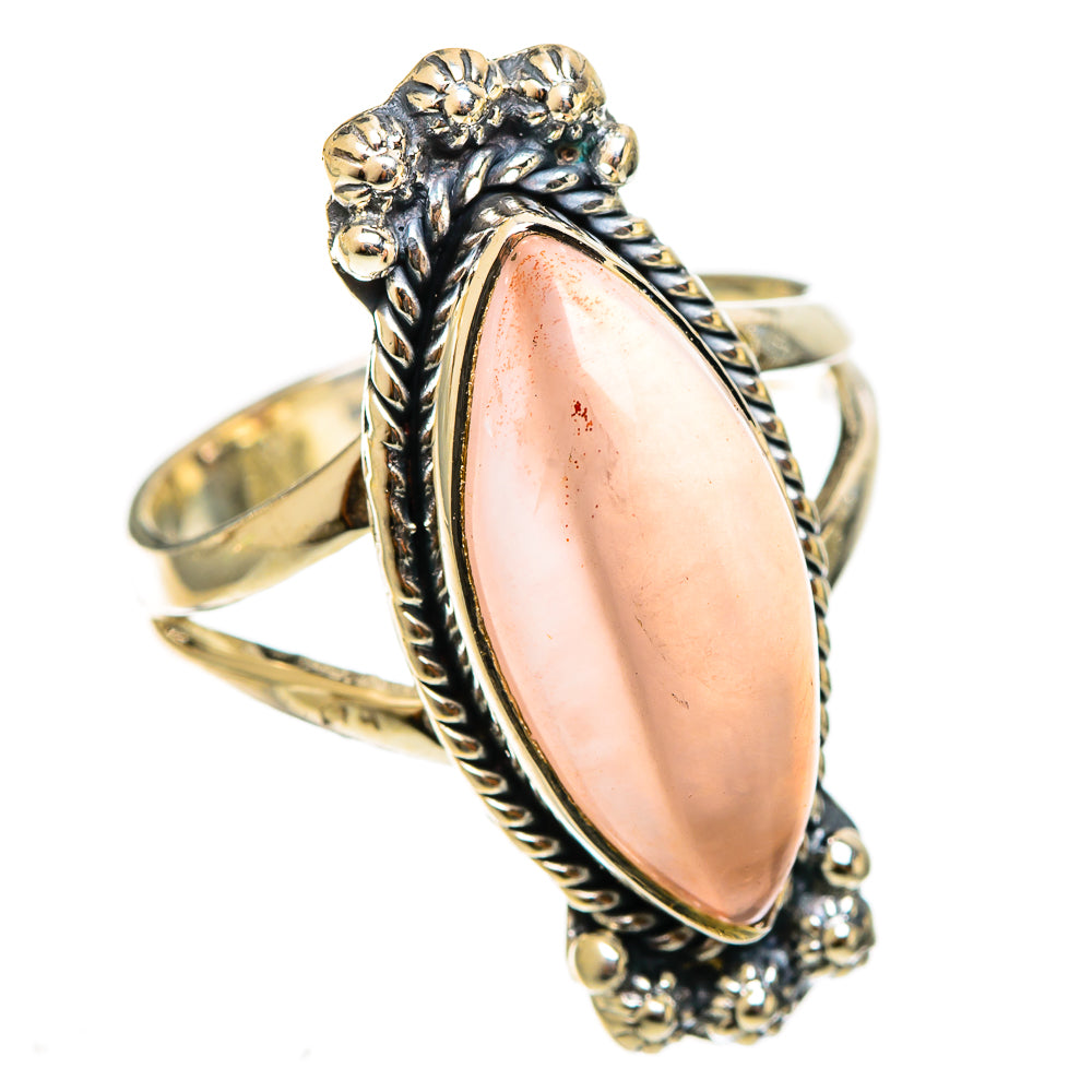 Rose Quartz Rings handcrafted by Anasilvercos - RING122012 - Photo 2
