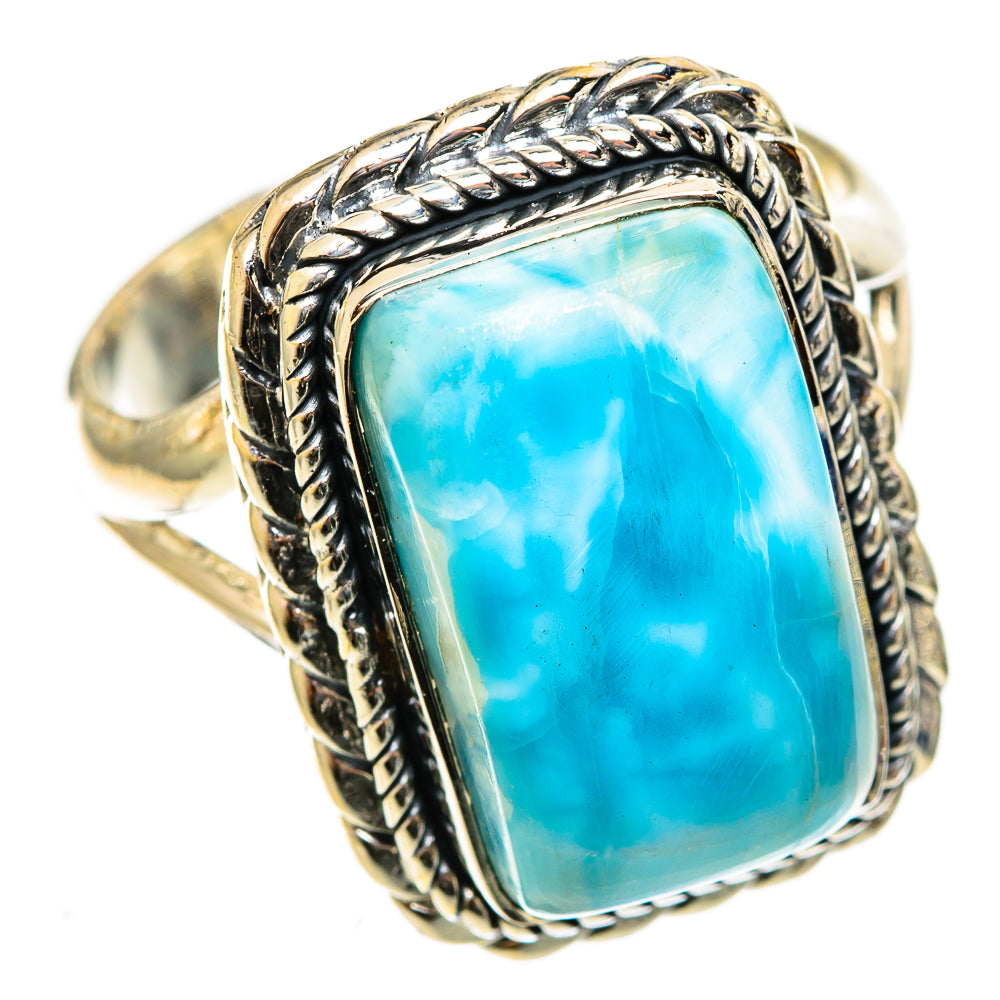 Larimar Rings handcrafted by Anasilvercos - RING122028 - Photo 2