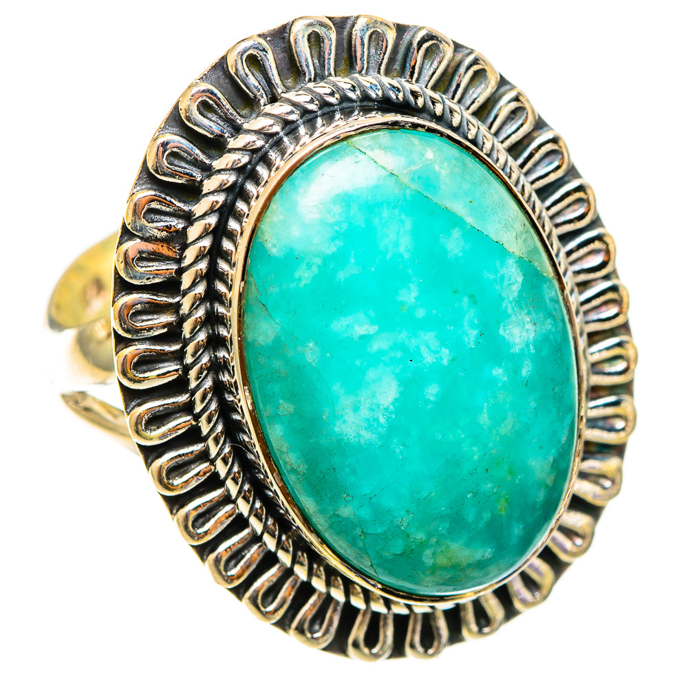 Amazonite Rings handcrafted by Anasilvercos - RING122033 - Photo 2
