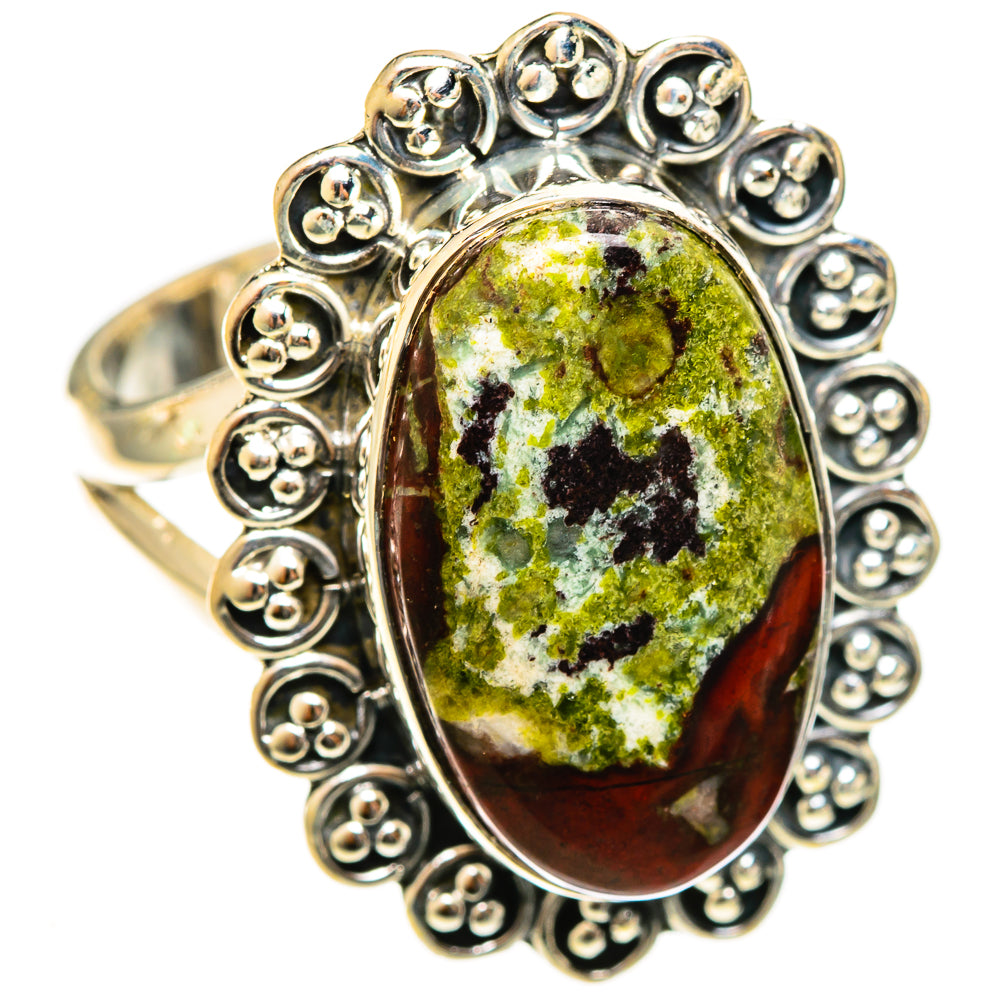 Dragon's Blood Stone Rings handcrafted by Anasilvercos - RING122034 - Photo 2