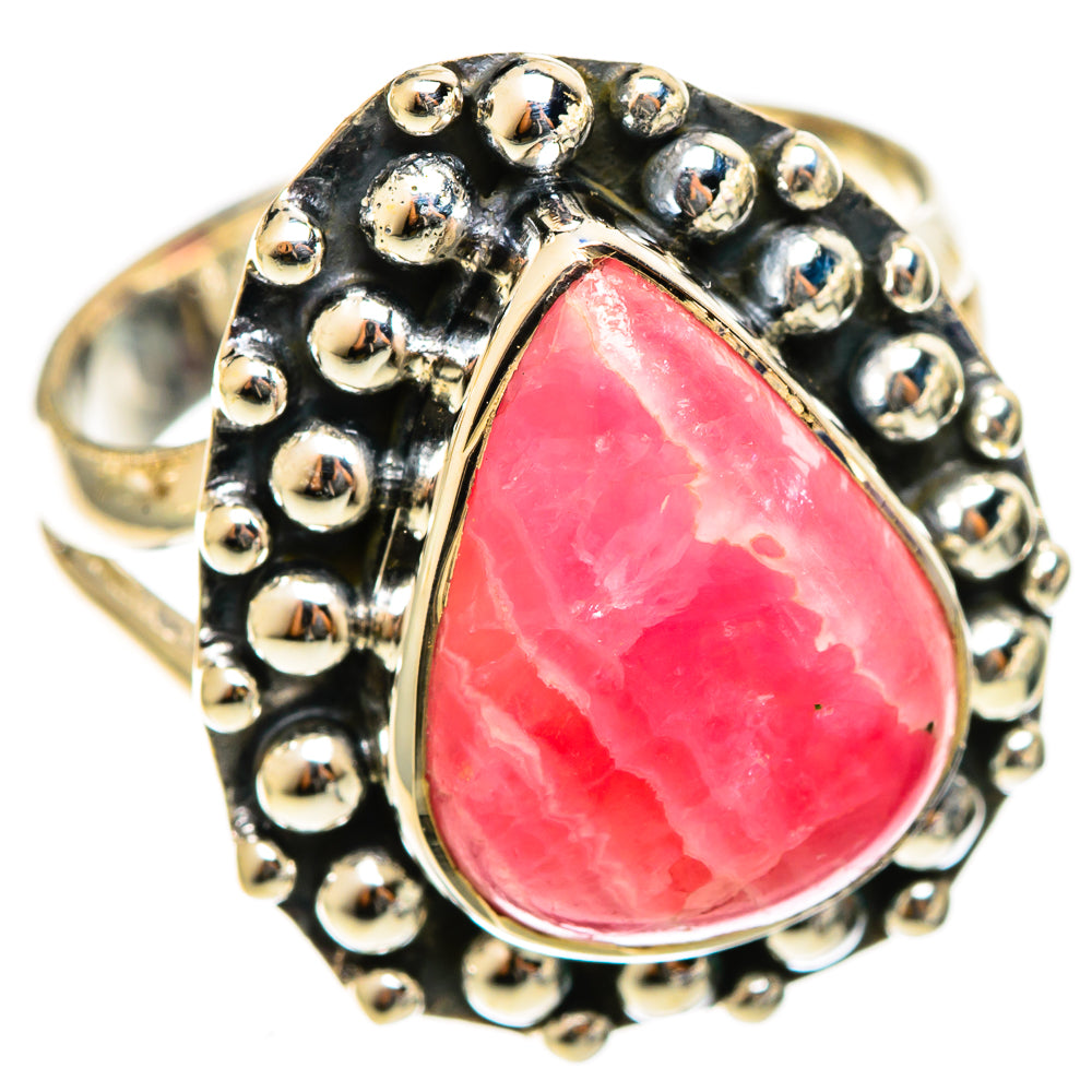 Rhodochrosite Rings handcrafted by Anasilvercos - RING122041 - Photo 2