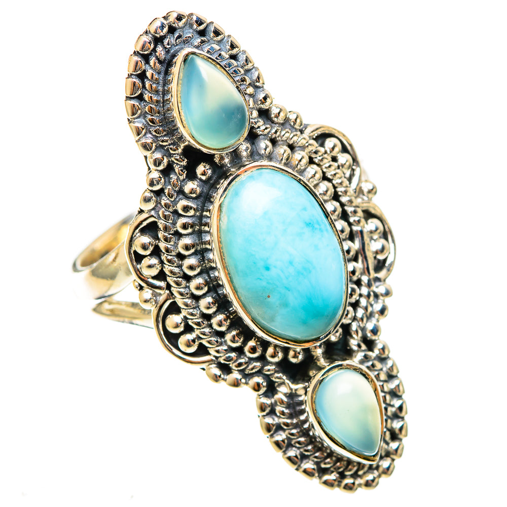 Larimar Rings handcrafted by Anasilvercos - RING122079 - Photo 2