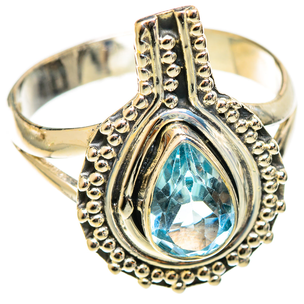 Blue Topaz Rings handcrafted by Anasilvercos - RING122083 - Photo 2