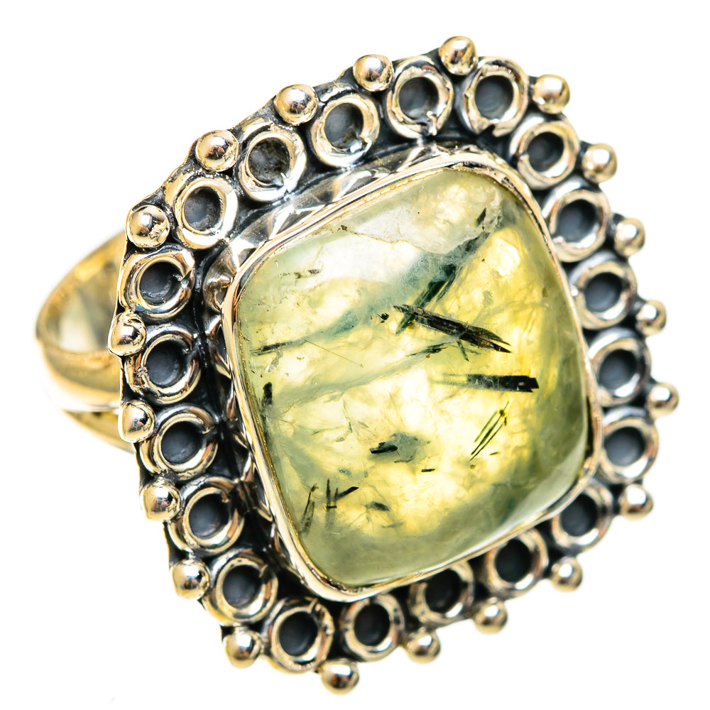 Prehnite Rings handcrafted by Anasilvercos - RING122084 - Photo 2