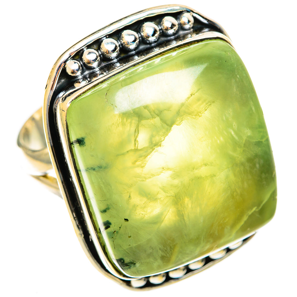 Prehnite Rings handcrafted by Anasilvercos - RING122089 - Photo 2