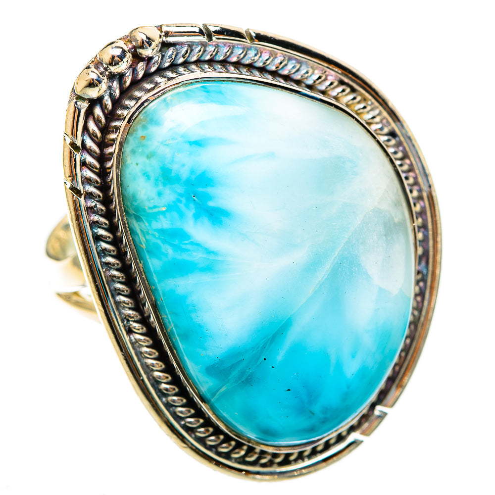 Larimar Rings handcrafted by Anasilvercos - RING122122 - Photo 2