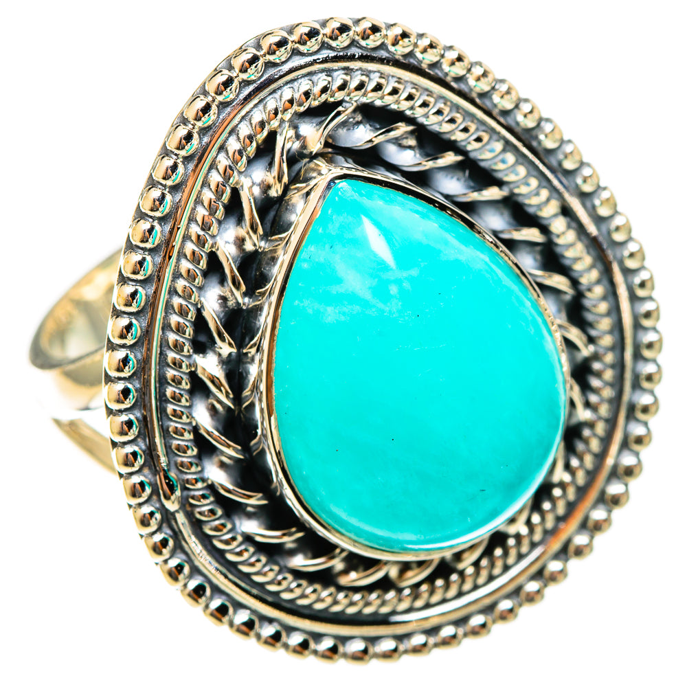 Amazonite Rings handcrafted by Anasilvercos - RING122132 - Photo 2