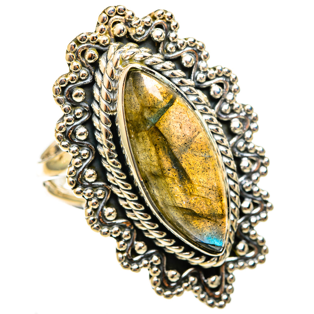 Labradorite Rings handcrafted by Anasilvercos - RING122164 - Photo 2