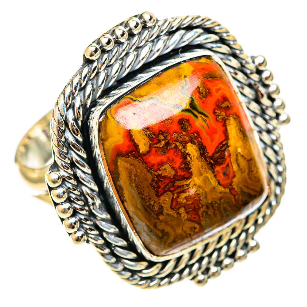 Moroccan Agate Rings handcrafted by Anasilvercos - RING122178 - Photo 2