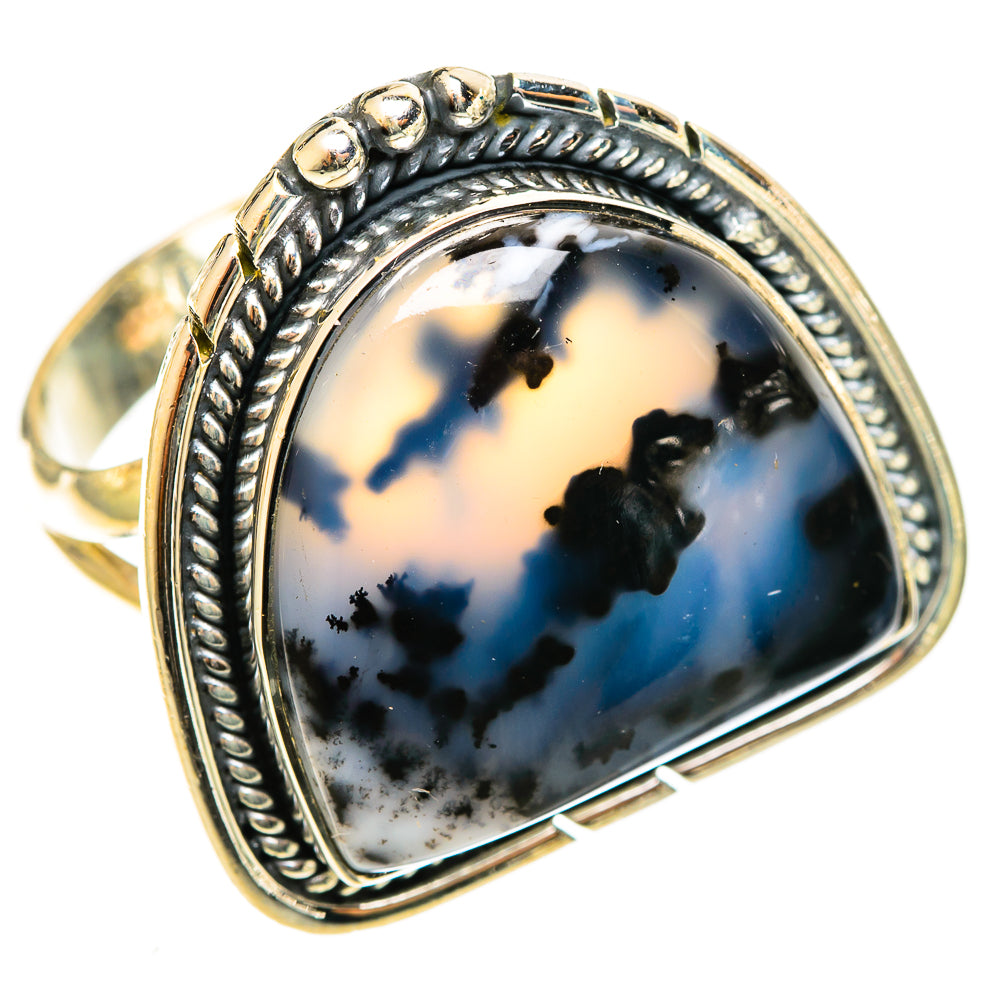 Dendritic Opal Rings handcrafted by Anasilvercos - RING122192 - Photo 2