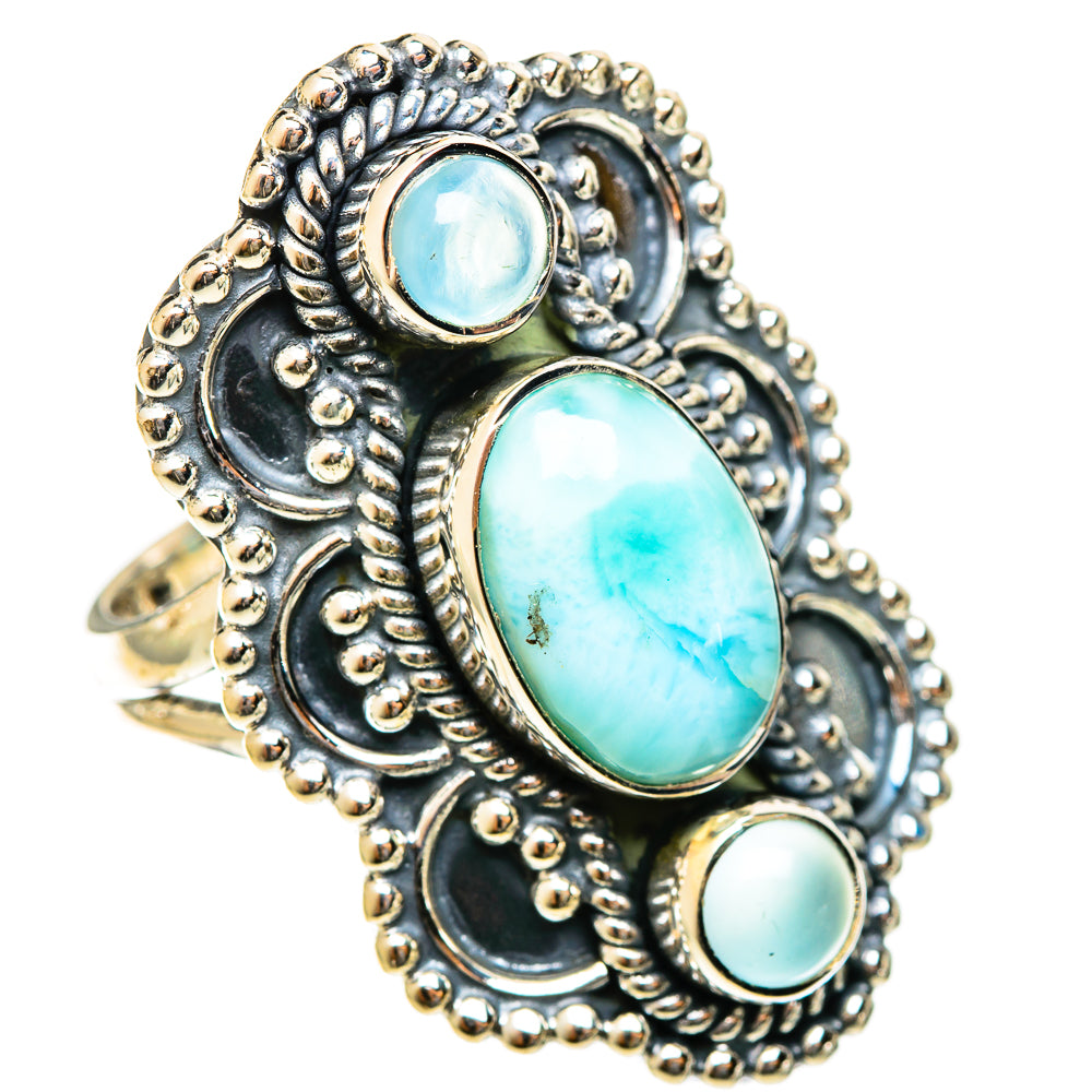 Larimar Rings handcrafted by Anasilvercos - RING122204 - Photo 2