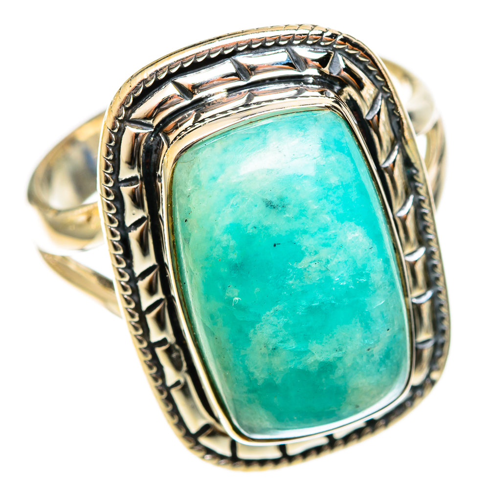 Amazonite Rings handcrafted by Anasilvercos - RING122246 - Photo 2