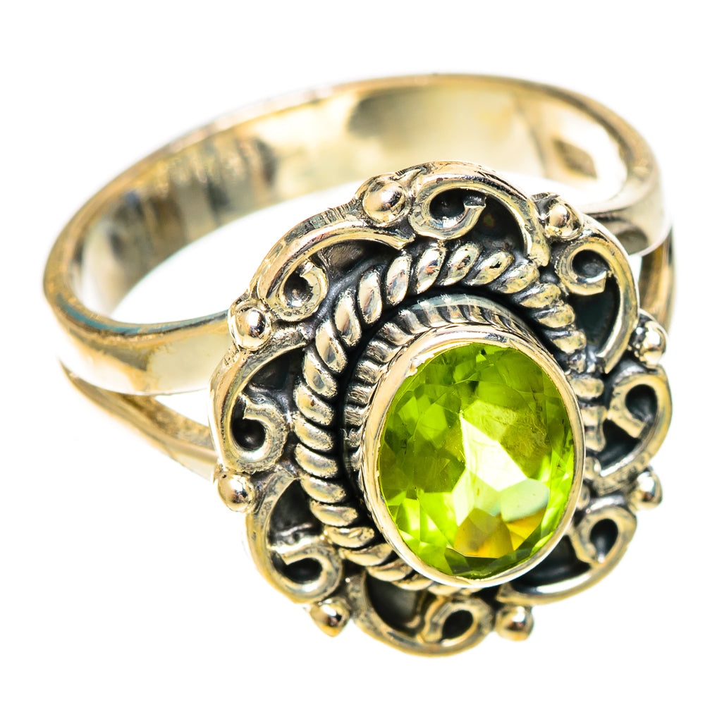 Peridot Rings handcrafted by Anasilvercos - RING122248 - Photo 2