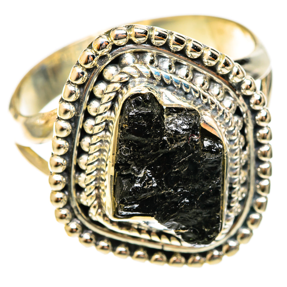 Black Tourmaline Rings handcrafted by Anasilvercos - RING122256 - Photo 2