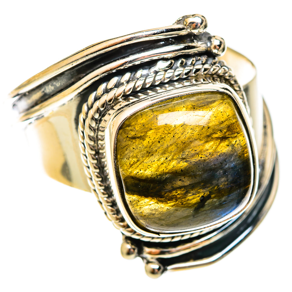 Labradorite Rings handcrafted by Anasilvercos - RING122260 - Photo 2