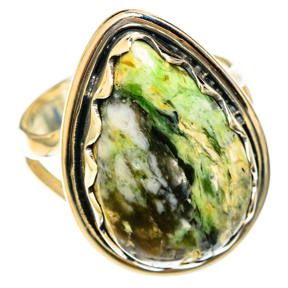 Australian Green Opal Rings handcrafted by Anasilvercos - RING122285 - Photo 2