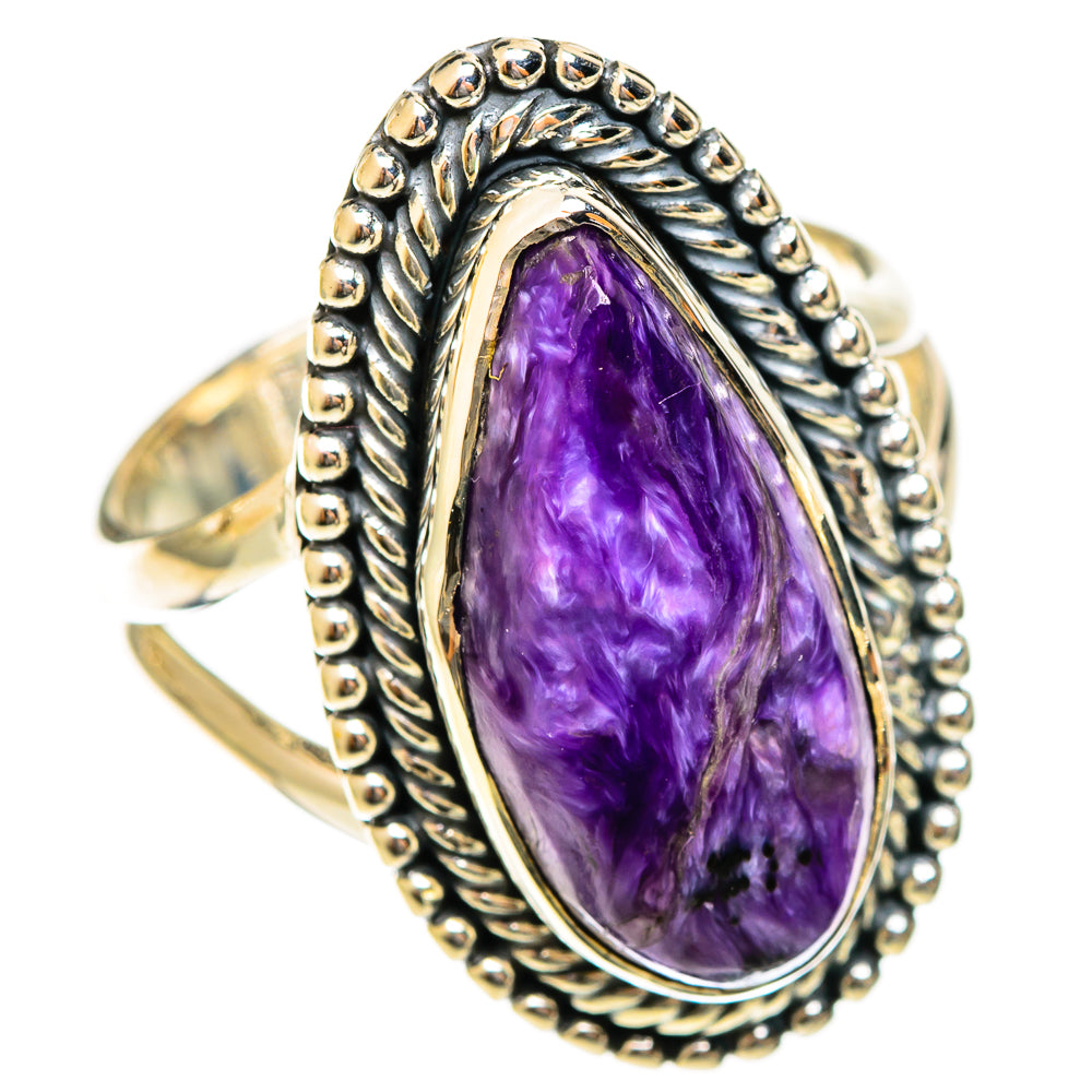 Charoite Rings handcrafted by Anasilvercos - RING122295 - Photo 2