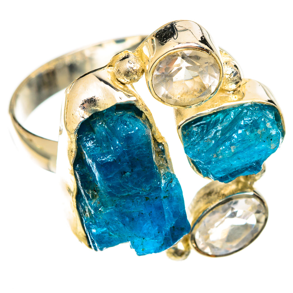 Apatite Rings handcrafted by Anasilvercos - RING122302 - Photo 2