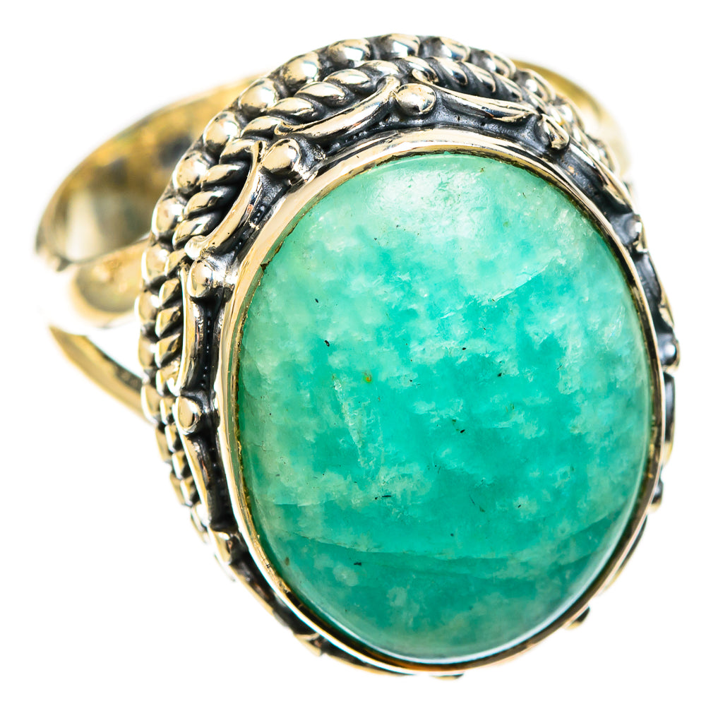 Amazonite Rings handcrafted by Anasilvercos - RING122308 - Photo 2