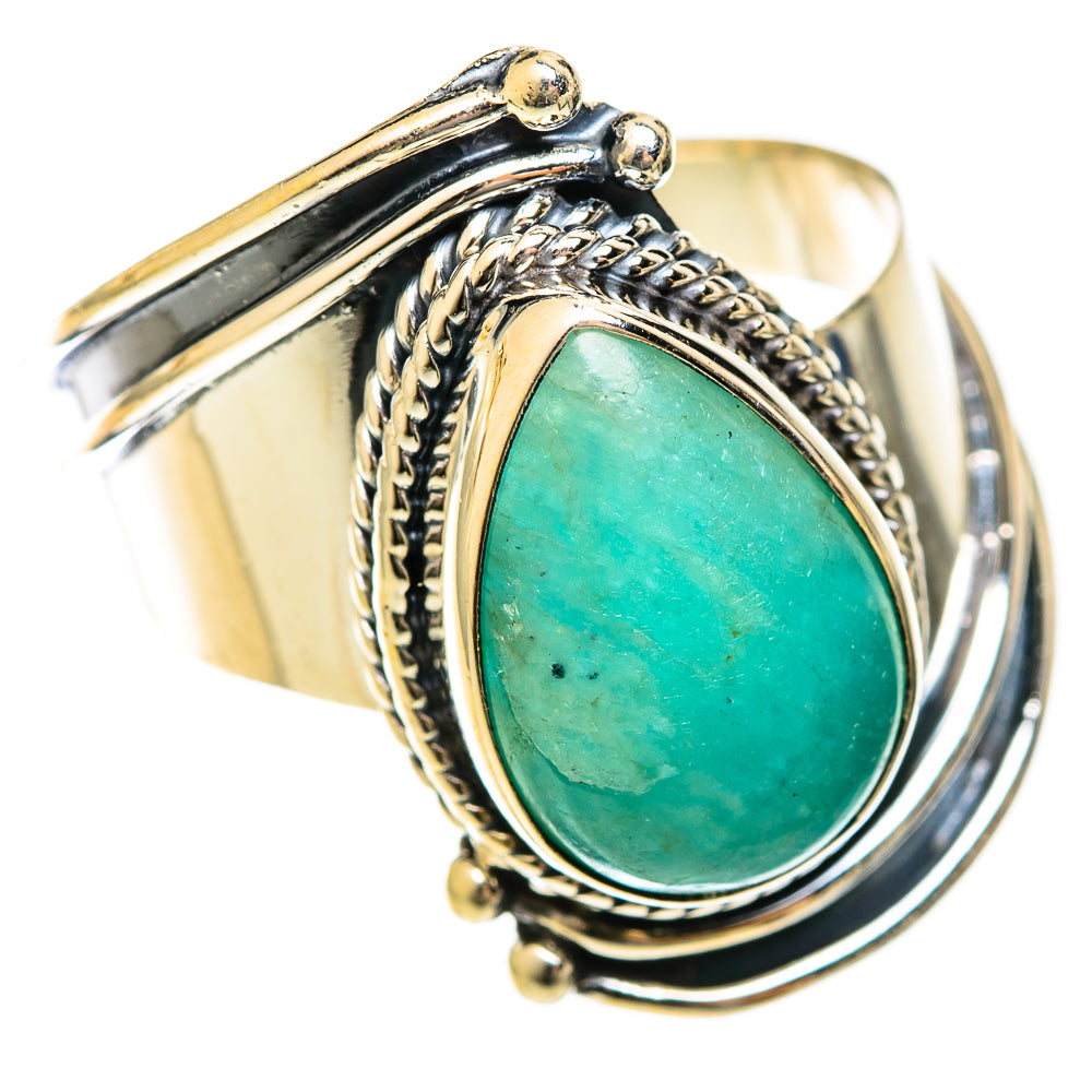 Amazonite Rings handcrafted by Anasilvercos - RING122329 - Photo 2