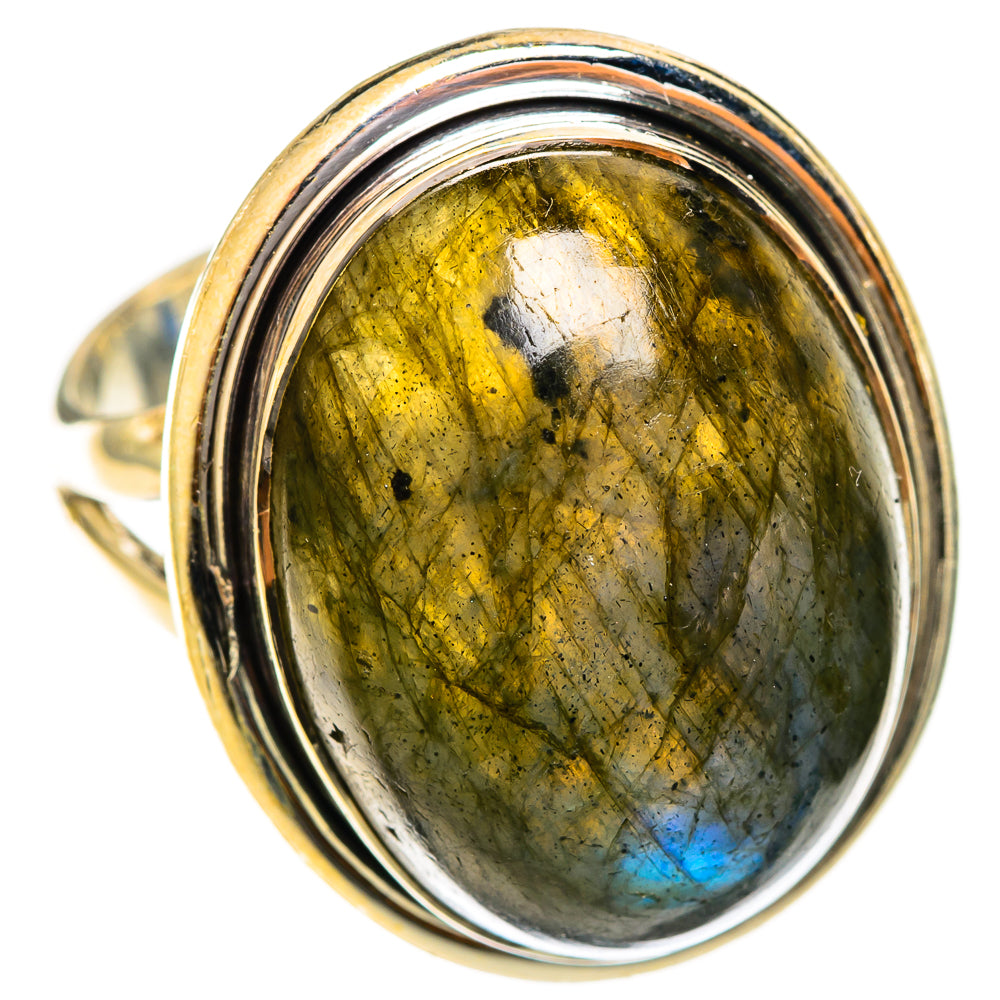 Labradorite Rings handcrafted by Anasilvercos - RING122356 - Photo 2
