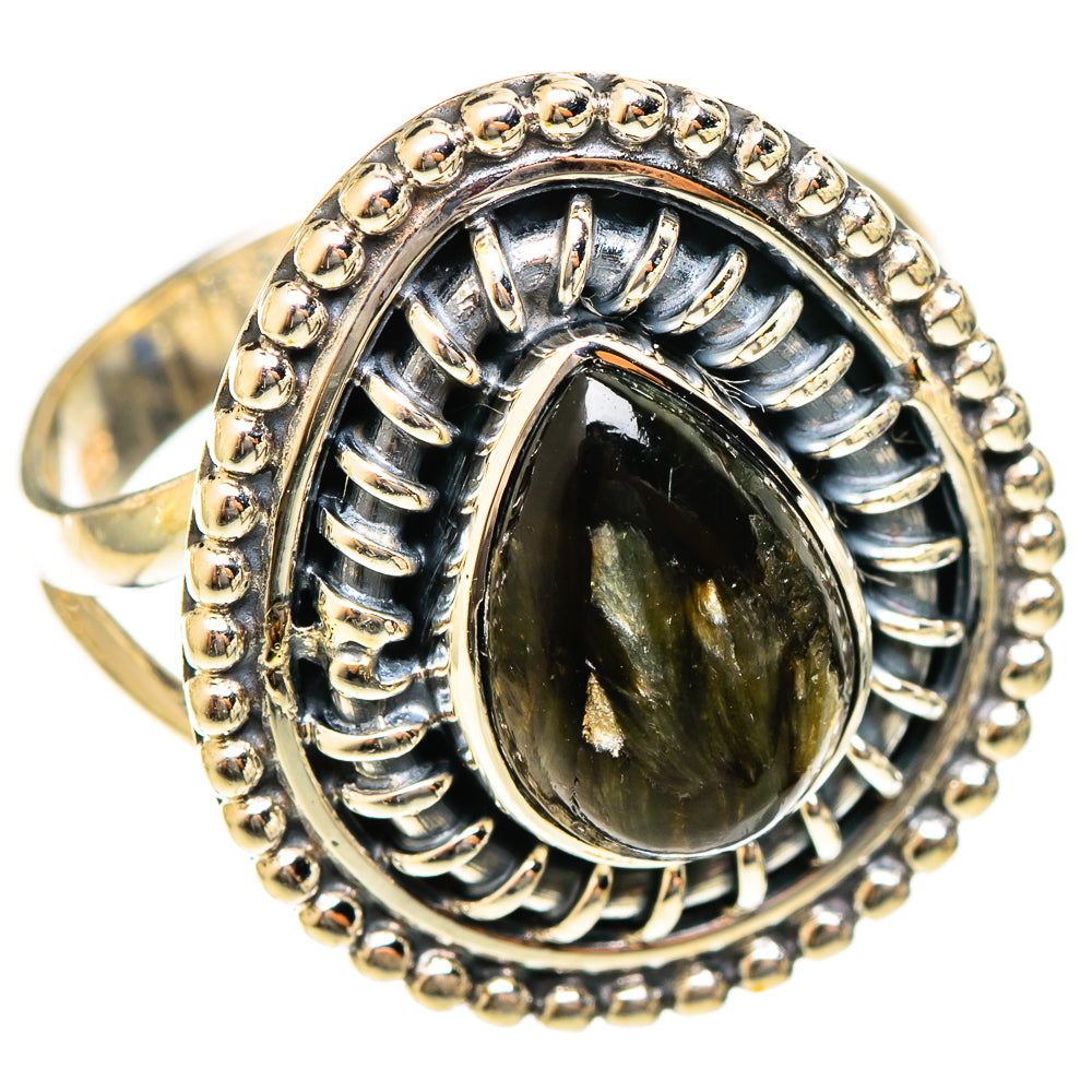 Seraphinite Rings handcrafted by Anasilvercos - RING122390 - Photo 2