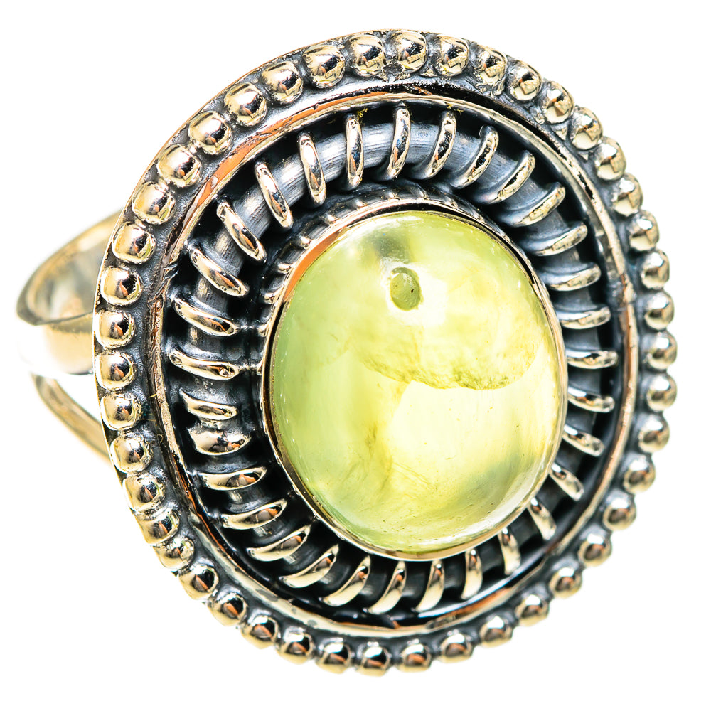 Prehnite Rings handcrafted by Anasilvercos - RING122446 - Photo 2