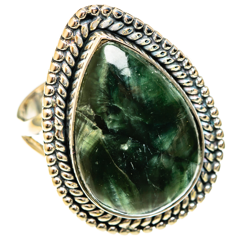 Seraphinite Rings handcrafted by Anasilvercos - RING122479 - Photo 2