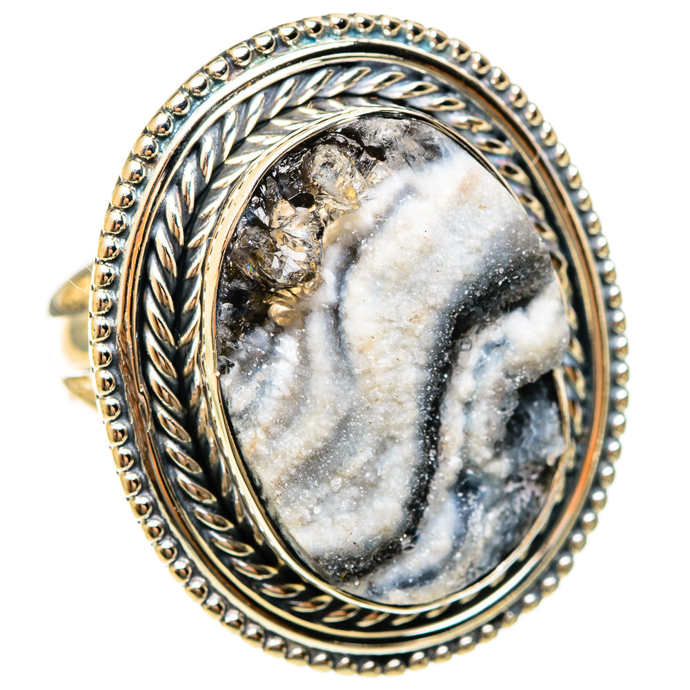 Desert Druzy Rings handcrafted by Anasilvercos - RING122500 - Photo 2