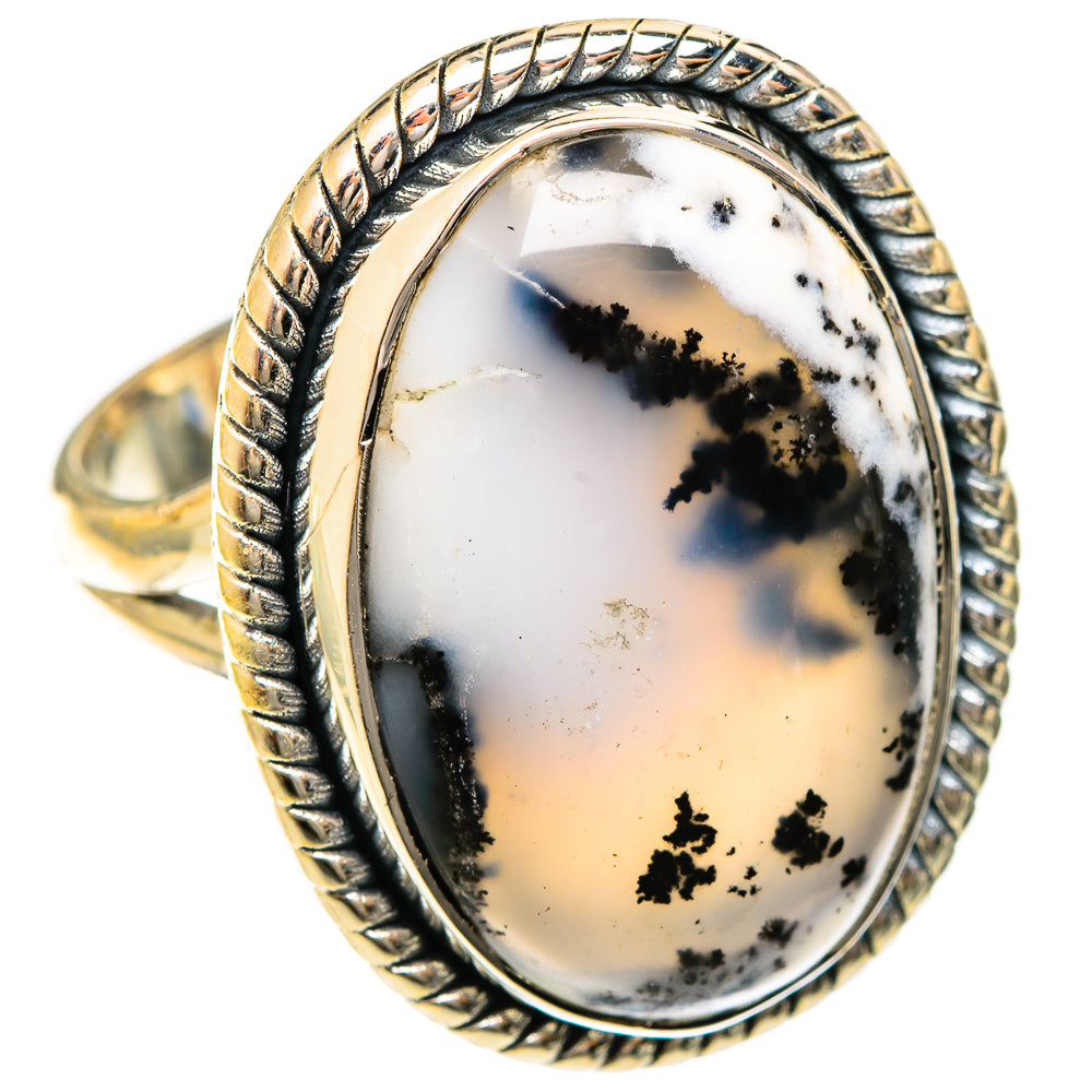 Dendritic Opal Rings handcrafted by Anasilvercos - RING122533 - Photo 2