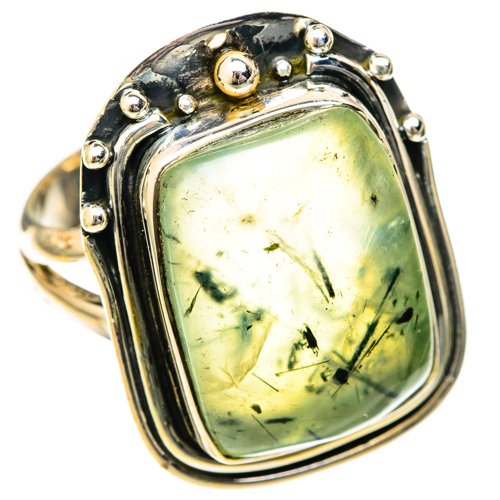 Prehnite Rings handcrafted by Anasilvercos - RING122541 - Photo 2