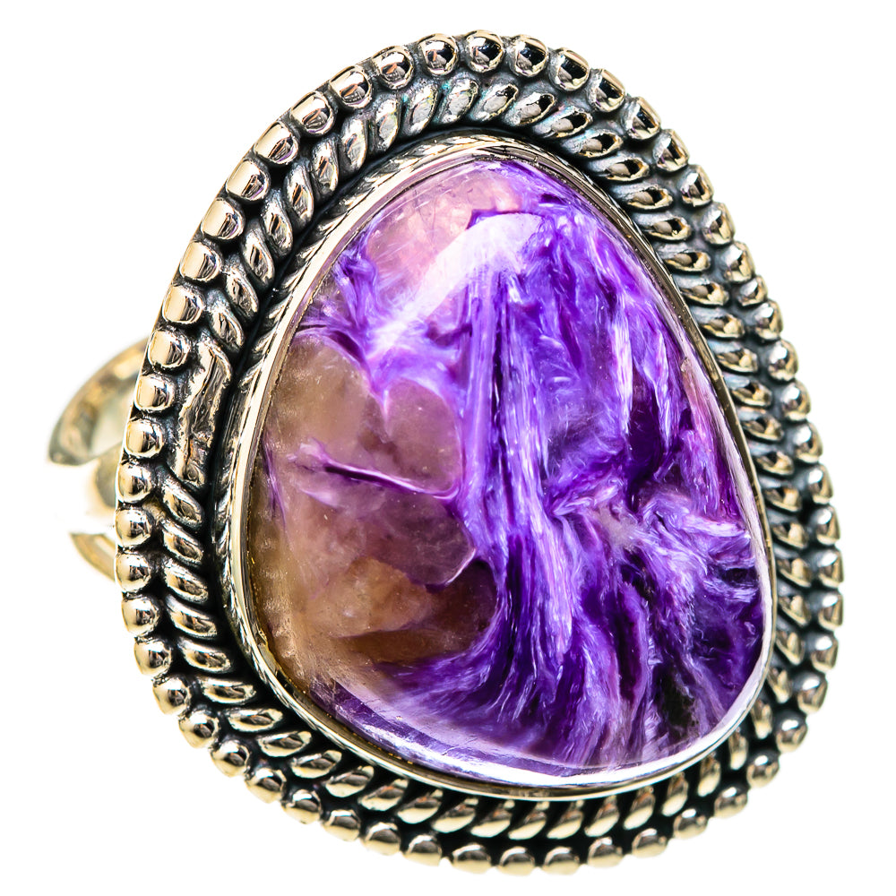 Charoite Rings handcrafted by Anasilvercos - RING122548 - Photo 2