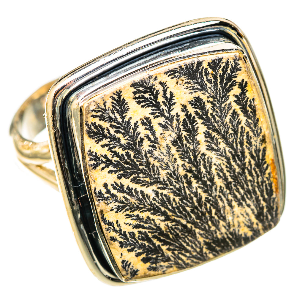 Germany Psilomelane Dendrite Rings handcrafted by Anasilvercos - RING122588 - Photo 2