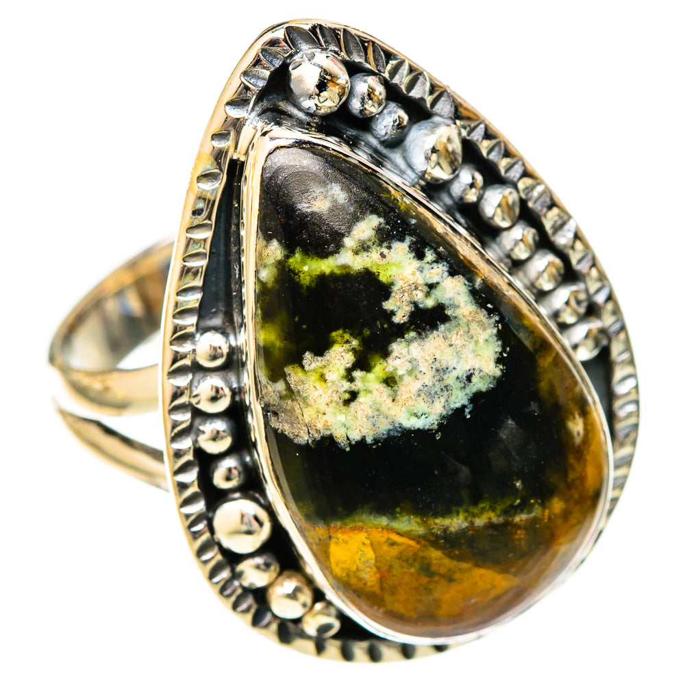 Australian Green Opal Rings handcrafted by Anasilvercos - RING122662 - Photo 2