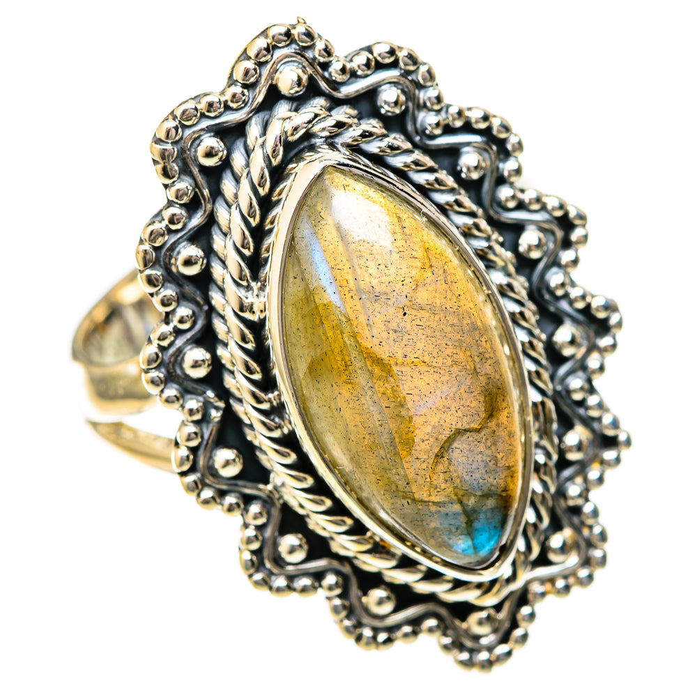 Labradorite Rings handcrafted by Anasilvercos - RING122668 - Photo 2